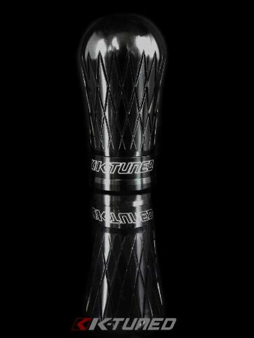 K-Tuned Billet Tear Drop Shift Knob -Black