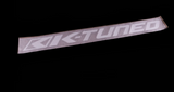 K-Tuned Windshield Banner -WHITE 28" WIDE KTD-WSB-V28