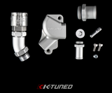 K-tuned K20 Upper Coolant Housing w/ Filler Neck - Includes Hose End