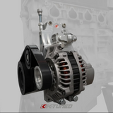 K-tuned K-Series Water Plate w/Alternator Brackets and Fittings - New Water Plate, K-Series Alternator Brackets, Fittings