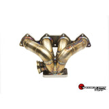 SpeedFactory Stainless Steel Turbo Manifold Mini Ram Style D Series T3 Flange w 38-40mm 2 Bolt WG SF-04-013