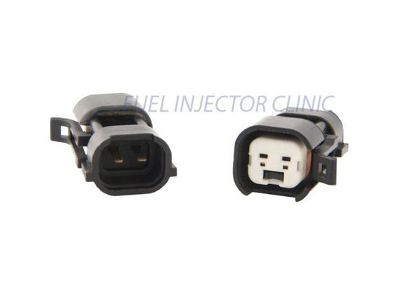 Fuel Injector Clinic Set of 8 injec plug adap for US Car/EV6 Hard F to Denso M