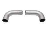 SOUL Muffler Bypass Pipes - Reuse Tips (S) for 05-08 Porsche 997.1 Carrera S