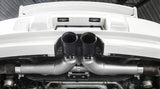SOUL Center Muff Bypass Exh-3.5"Blk Doub Wall Tips for 06-11 Porsch 997/997.2GT3