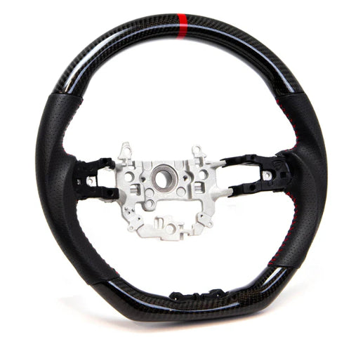 PRL MotorSports PRL Steering Wheel 2022 Civic Carbon and Leather Red | PRL1.1010.3.RED