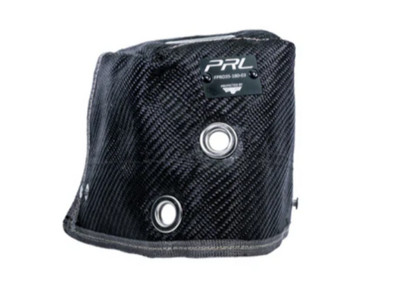 PTP X PRL 2017-2021 Honda Civic Type-R FK8 Downpipe Black Lava Elbow Blanket