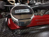 Tomei Oil Filler Cap For Mitsubishi Snap On Type Silver  TE201A-MT00A