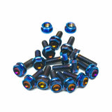 SpeedFactory Racing K-Series Titanium BURNT Oil Pan Hardware Kit - Steel Pan Only (16pcs)
