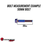 SpeedFactory Titanium Transmission Case Bolt M8×1.25 – Raw/Burnt Finish (Single)