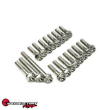 SpeedFactory Titanium Transmission Case Bolt Kit – H/F-Series FWD Raw Finish