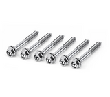 SpeedFactory Racing Titanium Rear Lower Control Arm Bolt Kit - RAW