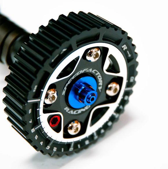 SpeedFactory Racing Titanium Cam Gear Stud Kit - D-Series BURNT 12 Point Nut