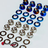 SpeedFactory Racing Titanium Upper Shock / Strut Hardware Kit Raw