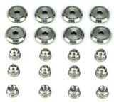 SpeedFactory Racing B-Series VTEC Titanium Valve Cover Hardware Kit - Replacement Grommets Only (8)
