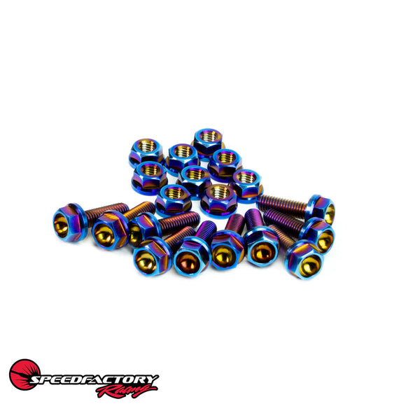 SpeedFactory Titanium Oil Pan Bolt Kit B/D/H/F-Series (Excludes S2000)