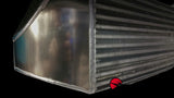 SpeedFactory Racing Dual Backdoor Intercooler for 15+Ford EcoBoost Mustang 600HP