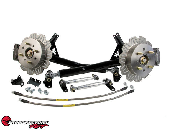 SpeedFactory Racing Lightweight Rear Trailing Arm Kit With Staging Brakes (FWD) Without Wheel Bearing & Hub Assembly