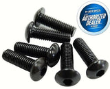 NRG Steering Wheel Screw Upgrade Kit (Flat) - Black  SWS-100BK