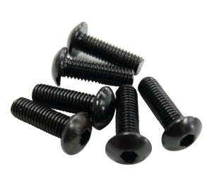 NRG Steering Wheel Screw Upgrade Kit (Flat) - Black  SWS-100BK