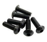 NRG Steering Wheel Screw Upgrade Kit (Flat) - Black  SWS-100BK