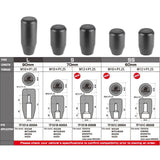 Tomei Duracon Shift Knob Type-S (M12x1.25mm) Fits Most Subaru Cars TF101B-0000B