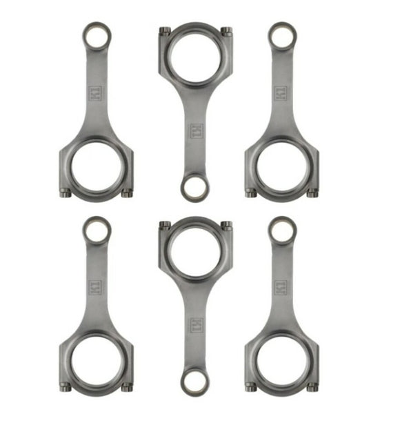K1 Technologies Forged 140mm 22 Pin H-Beam Connecting Rod Kit - Set of 6 for BMW