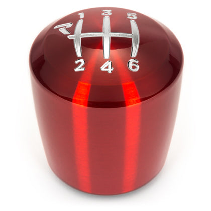 Raceseng Ashiko Shift Knob (Gate 1 Engraving) M10x1.25mm Adapter - Red Translucent