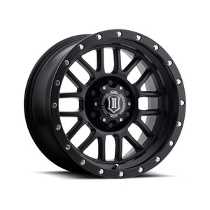 ICON ALLOYS ALPHA SAT BLK - 17 X 8.5 / 6 X 5.5 / 0MM / 4.75" BS