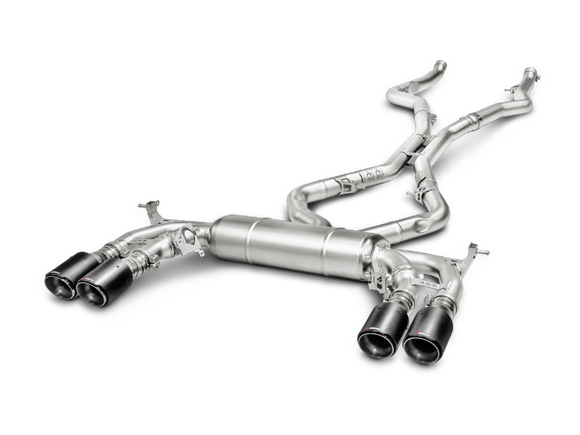 Akrapovic (F85) Evol Line Cat Back (Titanium) w/ Carbon Tips for 15-17 BMW X5M