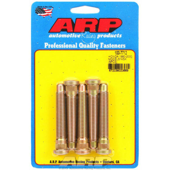 ARP 80-00 Honda M12x2.85inch 5 Pack Wheel Stud Kit 100-7712