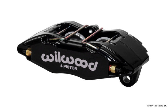 Wilwood Caliper-Dynapro - Black Powder 1.62in Pistons .83in Disc for Honda/Acura