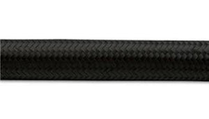 Vibrant 20ft Roll of -8AN Black Nylon Braided Flex Hose - Hose ID 0.44" 11978