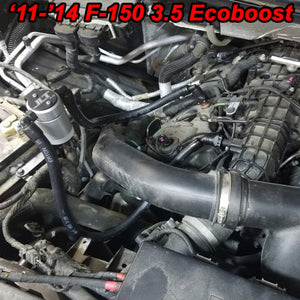 JLT Passenger Side Oil Separator 3.0 - Clear Anodized for 11-19 Ford F-150 2.7L/3.5L/5.0L