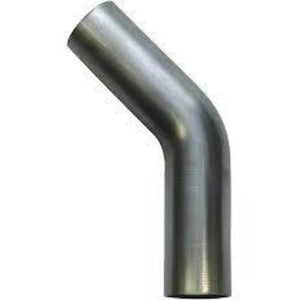 Vibrant 1.50" O.D. T304 Stainless Steel 45 Degree Mandrel Bend 13092