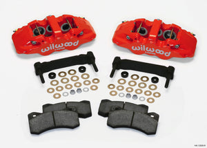 Wilwood AERO6 Front Calip&Brack Kit-w/OEMHD/Z51 Rotors for Red97-13 C5/C6 Corvet