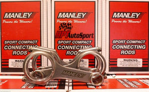 Manley Forged H Beam Connecting Rods 4340 Acura RSX K20 K20A2 K20Z1 14014-4 - HPTautosport