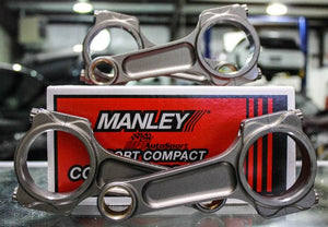 Manley I Beam Turbo Tuff Connecting Rods for Acura TSX ELEMENT CRV k24 - 14405-4 - HPTautosport