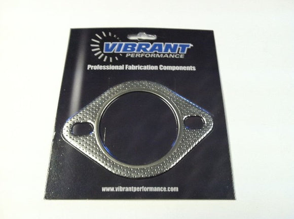 Vibrant 1457 2-Bolt High Temperature Exhaust Gasket 2.5 Inch I.D.