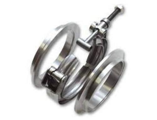 Vibrant Stainless Steel V-Band Flange Assembly for 3.5