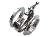 Vibrant Stainless Steel V-Band Flange Assembly for 3.5" O.D. Tubing 1492