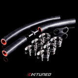 K-Tuned Heater Hose Adapter Kit (w/ hose & clamps) KHH-AF-306