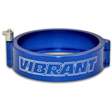 Vibrant 4in HD Quick Release Clamp w/Pin - Anodized Blue 12538B