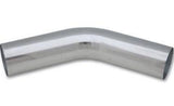 Vibrant 3" O.D. Aluminum 45 Degree Bend - Polished 2175