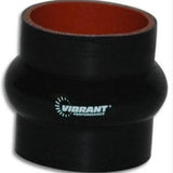 Vibrant Silicone Reinforced Hump Hose Coupler (3" Dia. x 3" Long, Black)2734