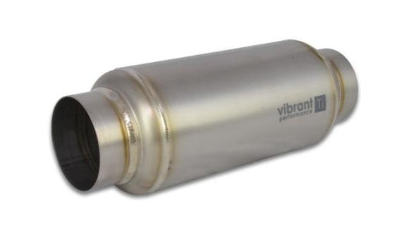 Vibrant Titanium Resonator 3in. Inlet / 3in. Outlet x 16in. Long 17532