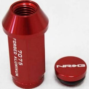 NRG Innovations M12 x 1.25 Lug Nut Red  T7075 LN-710RD