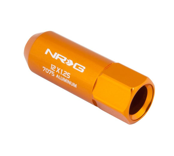 NRG Innovations M12 x 1.25 Extended Lug Nut Set 4 pc Rose Gold T7075 LN-471RG - HPTautosport