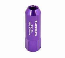 NRG Innovations M12 x 1.25 Lug Nut Set 21 pc Purple w/ locks & lock socket T7075 LN-710PP-21