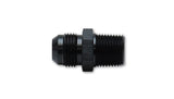 Vibrant 10294 -10AN x 1/2" NPT Straight Adapter Fitting - Aluminum 10294