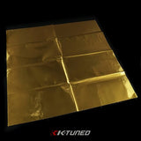 K-Tuned High Heat Relfective Gold Tape Sheet  - 20" x 20" - KTD-HTT-20S